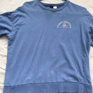 H&M blue long sleeve